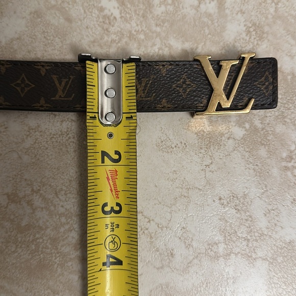 Louis Vuitton Women’s Leather Belt | Monogram Initials - Picture 3 of 15